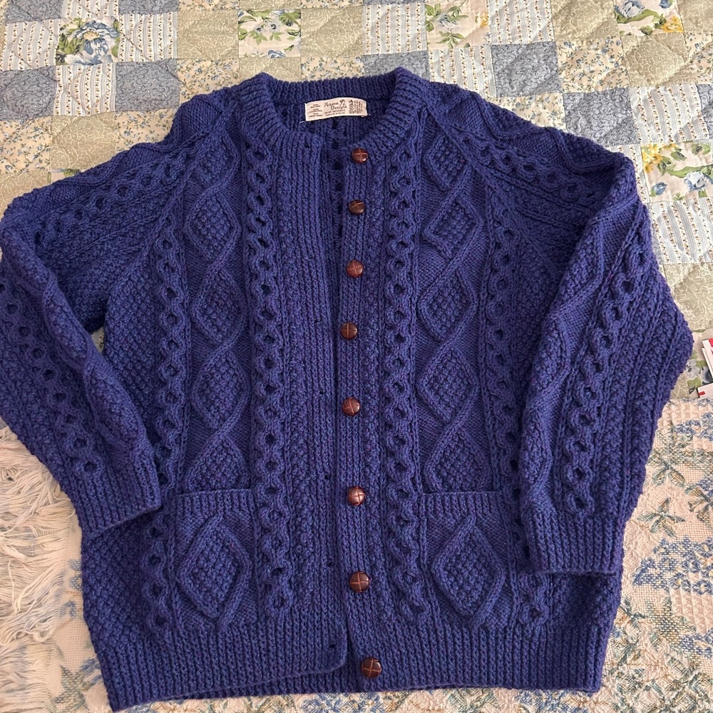 Athena Irish knit cardigan